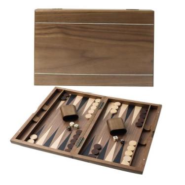 Imagem de Conjunto de tabuleiro de gamão GSE Games & Sports Expert Wooden