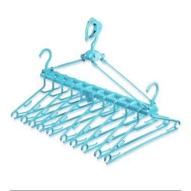 Imagem de Varal FlexíVel Varal Compacto Com Prendedor Integrado(CABIDEIRO COM 10 CABIDES)