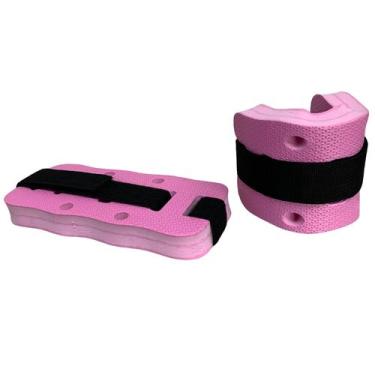 Imagem de Par Caneleiras Em Eva Hidroterapia 1 à 2kg DF1095 Rosa Dafoca Sports