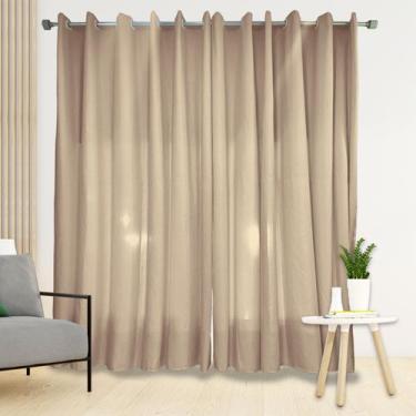 Imagem de Cortina Manu Janela Sala e Quarto 2,30 x 1,70 Várias Cores - DH Enxova