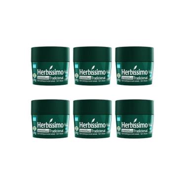 Imagem de Desodorante Creme Herbíssimo 55G Tradicional - Kit Com 6Un