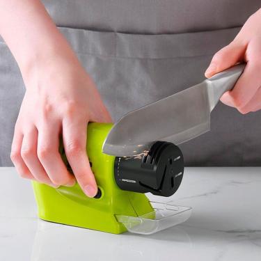 Imagem de Amolador Elétrico Portátil Facas Cozinha Tesouras E Facões