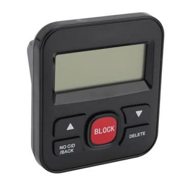 Imagem de Bloqueador de chamadas para telefones fixos/secretária eletrônica/telefones sem fio domésticos, dispositivo fixo de caixa de identificação de chamadas com modo duplo de lista branca, bloqueia chamadas