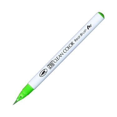 Imagem de CANETA ZIG PEN REAL BRUSH FLUORESCENT GREEN RB 6000AT 004