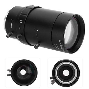 Imagem de Lente de câmera zoom, 1. Lente CCTV com zoom de 3 MP, abertura manual, liga de alumínio, baixa distorção, alta compatibilidade, lente HD para câmera de segurança padrão