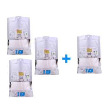 Imagem de Sal Marinho Integral Moído Sem Iodo 3 Un 1Kg+1 Grátis (4Kg) - Zero Iod