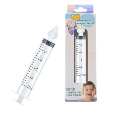 Imagem de Kit 03 Seringas Para lavagem Nasal Ponta Macia 10 Ml - Sea Salt