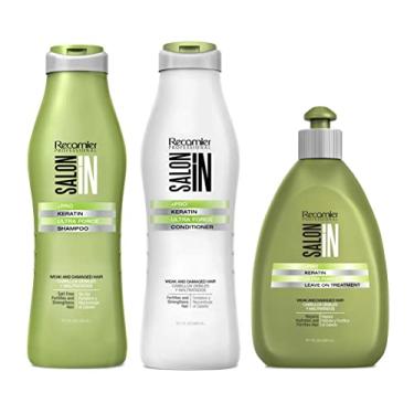 Imagem de RECAMIER PROFESSIONAL SALON IN Shampoo, Condicionador E Tratamento Capilar Recamier Professional Salon In +Pro Keratin Ultra Force, Kit Com 3 Peças, 40397, Pequeno