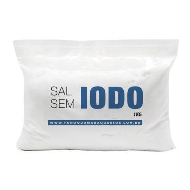 Imagem de Sal Sem Iodo a Granel  1kg FDMA - Fundo do Mar Aquários