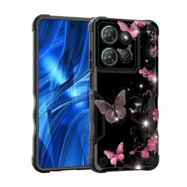 Imagem de EFGWSDER Capa para Moto G Power 5G 2025, [camada dupla] [proteção contra quedas de grau militar de 3,8 metros] Capa resistente à prova de choque para Motorola Moto G Power 5G 2025 de 6,8 polegadas