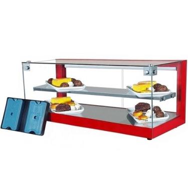 Imagem de B-VFD92 - Beta Vitrine fria 92cm Vermelha Dupla com 20 Gelo X - Bivolt