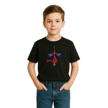 Imagem de Camiseta Infantil Masculina Homem Aranha Algodão Lançamento - Agil, Pr