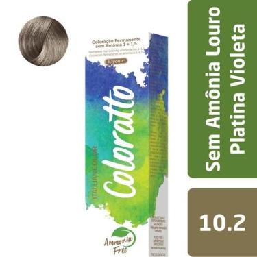Imagem de Coloração S/Amônia 60g Coloratto - Louro Platina Violeta - Itallian Ha