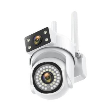 Imagem de Câmera de Segurança IP WiFi 5G - 8MP/6MP, PTZ, Lente Dupla, Visão Notu