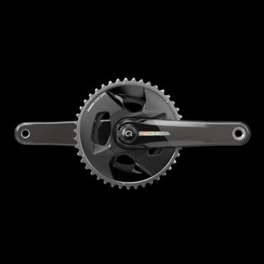 Imagem de SRAM Medidor de potência largo Force AXS – 175 mm, 2 x 12 velocidades, 43/30t, 94 BCD, interface de eixo dub, cinza iridescente,