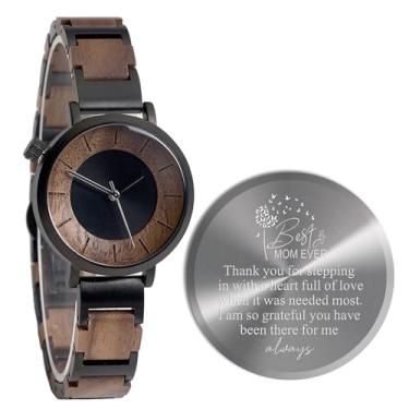 Imagem de Igiftu Presentes de Natal madrasta da filha, presente bônus de dia das mães do filho, presentes de aniversário de madrasta, madrasta, madrasta, sogra, presente de meia, Marrom, Medium, Presentes para