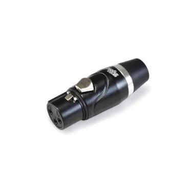 Imagem de Conector XLR Femea de Linha SAS3 Pro Preto - Santo Angelo