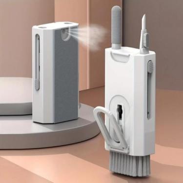 Imagem de kit Escova 8 em 1 Multifuncional Portátil Limpeza Computador Fones Ace