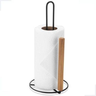 Imagem de Suporte Porta Rolo Papel Toalha Guardanapo Cozinha Bancada Arthi