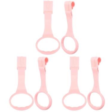 Imagem de INOOMP 3 Pares De Anéis Puxar Para Cama Infantil, Assistente Caminhada, Pendurar, Berço, Acessórios Cercadinho, Brinquedo Bebê, Menino, Mão, Pp, Criança, Vertical