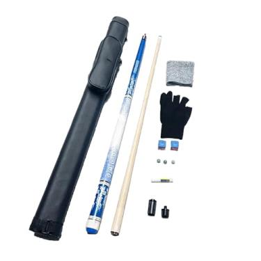 Imagem de Taco de Sinuca Profissional 1/2 Estrutura em Madeira de Bordo Canadense 147 cm (58 pol.) Cabeça 10/11.5/13 mm (C Tacos de bilhar e acessórios+ barril de tacos, 13mm)