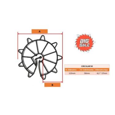 Imagem de Espaçador Circular - Cobrimento 50mm - Atex