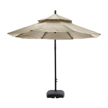 Imagem de Ombrelone Articulado Nude de 2,7m em Poliéster Estrutura em Alumínio e