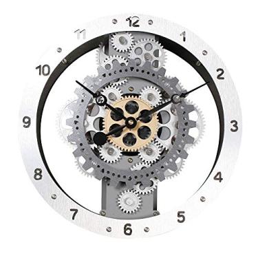 Imagem de Relógio ENGRENAGEM parede metal diâm 31 cm Ilunato FP0004