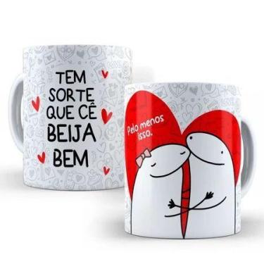 Imagem de Caneca Dia dos Namorados  Casal Personalizada Flork Engraçada - loja d