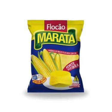 Imagem de Farinha de Milho Flocada Sem Sal Maratá 500g