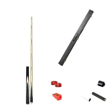 Imagem de Taco de Bilhar Premium, Feito com Madeira Durável, Construção de Alta Qualidade e Design Impecável para Partidas (A Tacos de bilhar e acessórios+ barril box B, 10mm)