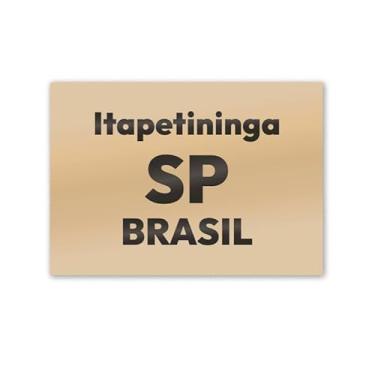 Imagem de Imã de Geladeira Itapetininga São Paulo MDF 8cm x 5cm