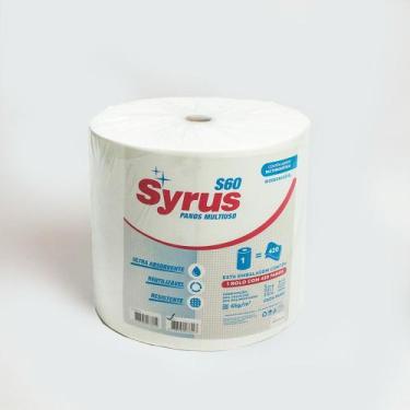 Imagem de Pano multiuso syrus s60 branco 24x45 rolo 189m c/420 panos