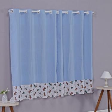 Imagem de Cortina Baby 2 Metros Quarto de Bebê Infantil Menino Menina Varão Simples