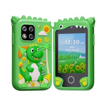 Imagem de Mini Smartphone Infantil Desenho Animado Unicórnio Tela Sensível Ao To