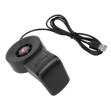 Imagem de TYTOGE Ventoinha de resfriamento de aquário Conexão USB Silenciosa Economia de Espaço de Peixes Ventilador Cooler para Todas as Estações (Branco)