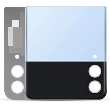 Imagem de 4.8 cm Parte traseira externa pequena para Samsung Galaxy Z flip 4 F721 LCD Touch Glass para tela frontal z flip4 SM-F721B SM-F721B/DS (azul pequeno LCD)