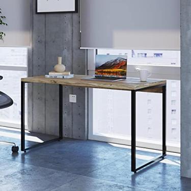 Imagem de Escrivaninha Industrial Kuadra 120 cm - Carvalho/preto