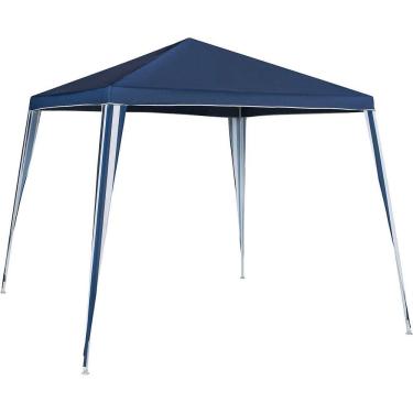 Imagem de Gazebo de Poliéster Montável 300x300cm Azul Just Home Collection