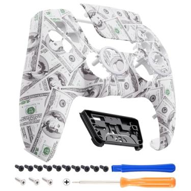 Imagem de eXtremeRate Touchpad Frontal Luna Redesenhado Compatível Com Controle Ps5 Bdm-010 020 030 040 050, Placa De Substituição Personalizada Para 100 Cash Money