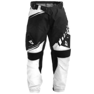 Imagem de Calça Infantil Trilha - Pro Tork Factory Edition Neon, Preto, Branco, 