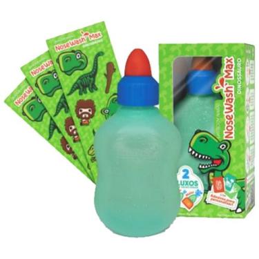Imagem de Dispositivo para Lavagem Nasal Nosewash Max - Dinossauro - 240ml