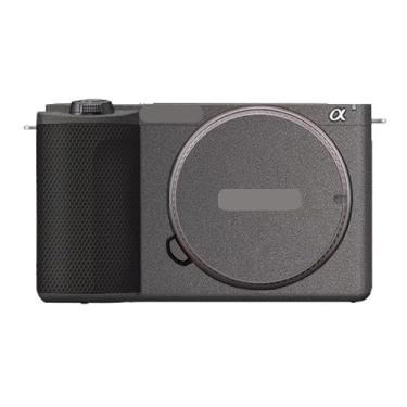 Imagem de Película de vinil antirriscos para Sony ZV-E10 II Película de desenho animado protetor corporal casaco acessórios de fotografia adesivo E10 Mark II (cinza escuro)