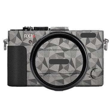 Imagem de RX1RM2 Película adesiva antirriscos para câmera mirrorless para Sony RX1R Mark II Vinil Wrap Body Protective Sticker Coat (Triângulo Titânio)
