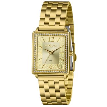Imagem de Relógio LINCE feminino analógico dourado LQG4810L28 C2KX