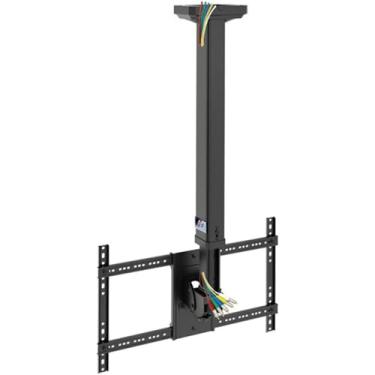 Imagem de Suporte De Tv De Teto - Suporte De Montagem De Tv De Teto Ajustável Para Tvs De Tela Plana De 40-65 Polegadas Pólo De Tv Suporta Até 45kg Max Vesa 600x400mm, White