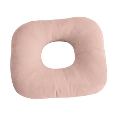Imagem de Ｂｅｓｇａ Almofada para piercing de orelha, protetor auricular, almofada confortável e ergonômica para dormir de lado, tipo donut para quarto, escritório e, Rosa