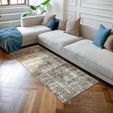 Imagem de 1 Tapete Passadeira Sala Sofá Antiderrapante 66x120 Js Bah Vr (M05 CREME CARAMELO - CLASSIC BAH)