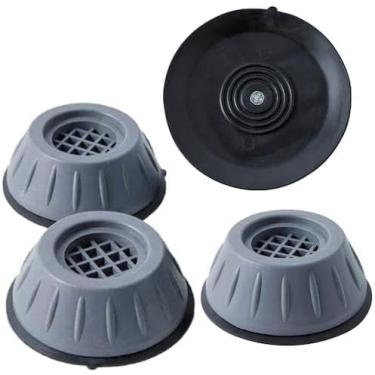 Imagem de Shockpad Anti Vibração para Máquina de Lavar e Secar – Kit 4 Peças Antiderrapante, Redutor de Ruído, Proteção para Piso e Móveis, À Prova d’Água e Durável
