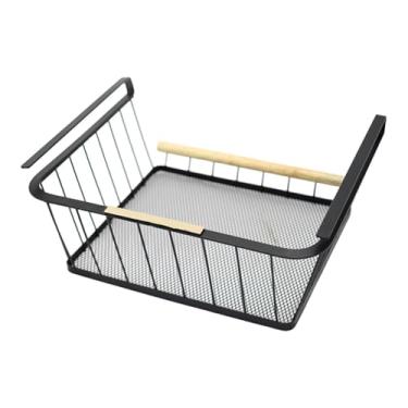 Imagem de FytStycale Cesta de Prateleira Sob O Armário, Prateleira de Armazenamento, Organizador de Cesta de Armazenamento Suspensa Que Economiza Espaço para Estante, Escr